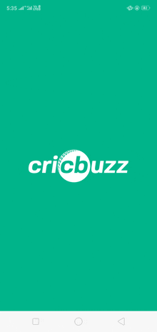 a screenshot of the cricket buzz app on a green background