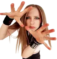 a woman wearing a black wristband that says ' my ' on it