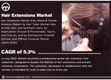 a black and white advertisement for hair extensions