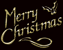 a black background with the words merry christmas