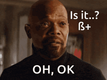 a man with a beard says " is it 3+ "