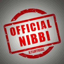 a red stamp that says official nibbi a750official