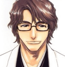a man wearing glasses and a white coat is smiling .
