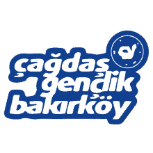 a blue and white logo that says cagadas gendik bakirköy