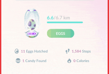 a screenshot of a game that says eggs