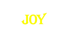 a white background with the word joy in yellow