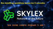 skylex network of the future is advertised on a dark blue background