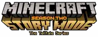 the logo for minecraft season two story mode the telltale series