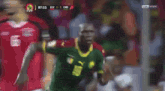 a soccer player with the number 10 on his shirt