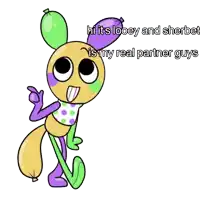 a cartoon character says hi it 's looey and shert is my real partner guys