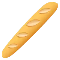 an illustration of a loaf of bread with holes in it