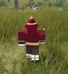 a video game character is standing in the grass with a sign that says 50 registered