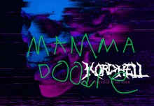 a poster with a skull and the words mama doo norway all