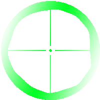 a green circle with a white background and a green cross in the middle