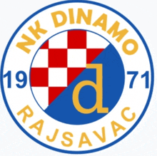 a logo for nk dinamo rajsavac which was established in 1971