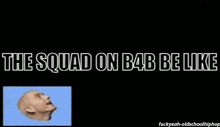 a poster for the squad on b4b be like bunch shows eminem 's faces