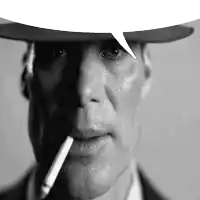 a man in a cowboy hat is smoking a cigarette .