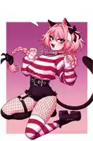 a drawing of a girl with cat ears is on patreon.com/tamuki_art