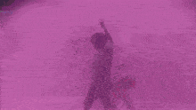 a man with his arms outstretched is surrounded by four women