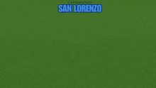 a soccer field with the words san lorenzo clasificados