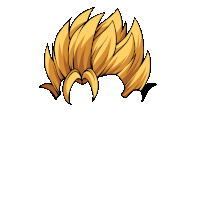 a cartoon drawing of a person 's hair that looks like a flower