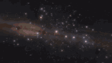 the milky way galaxy is surrounded by lots of smaller stars