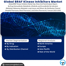 a global braf kinase inhibitors market report is displayed