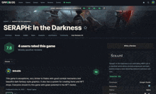 a game called seraph in the darkness has a 7.8 rating