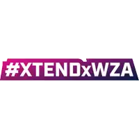 a purple and white logo that says #xtendxwza on it