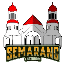 a logo that says semarang chatroom with a castle on it