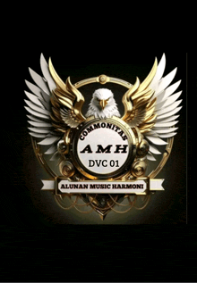 a logo with an eagle and the words commonitas amh