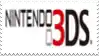 the nintendo 3ds logo is blurred and has a white background