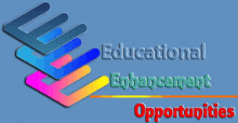 a logo for educational enhancement opportunities