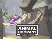 a poster for animal company femboy update
