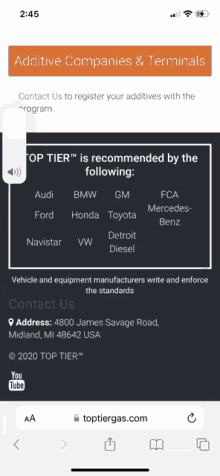 a phone screen shows the top tier is recommended by the following companies