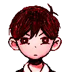 a pixel art drawing of a boy with red hair .