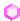 a pink hexagon with a white background is a blurred image of a pink cube .