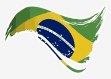 a green yellow and blue flag with the words ordem e progresso