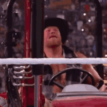 Cowboy Brock Summerslam GIF