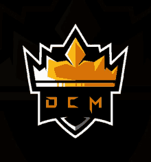 a logo for ccm with a crown and the letter m