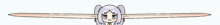 a pixel art of a girl with long arms