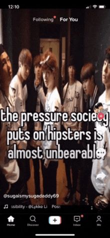 the pressure society puts on hipsters is almost unbearable on the screen