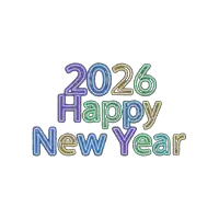 a sign that says 2026 happy new year