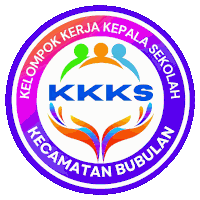 a logo for kkks kecamatan bubulan with a rainbow colored circle