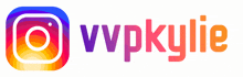 a logo for vypkylie with a rainbow colored circle