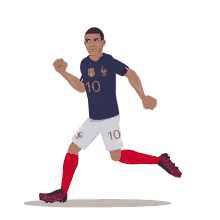 a poster for the fifa world cup qatar 2022 with a cartoon of a soccer player