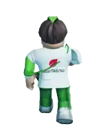 a cartoon character with a white shirt that says caxtagvtag