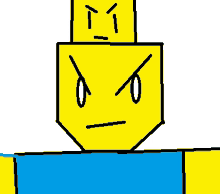 a pixel art drawing of a yellow object with an angry face on it