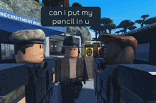 a screenshot of a video game that says can i put my pencil in u.