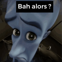 a picture of a cartoon character with the words bah alors written above it